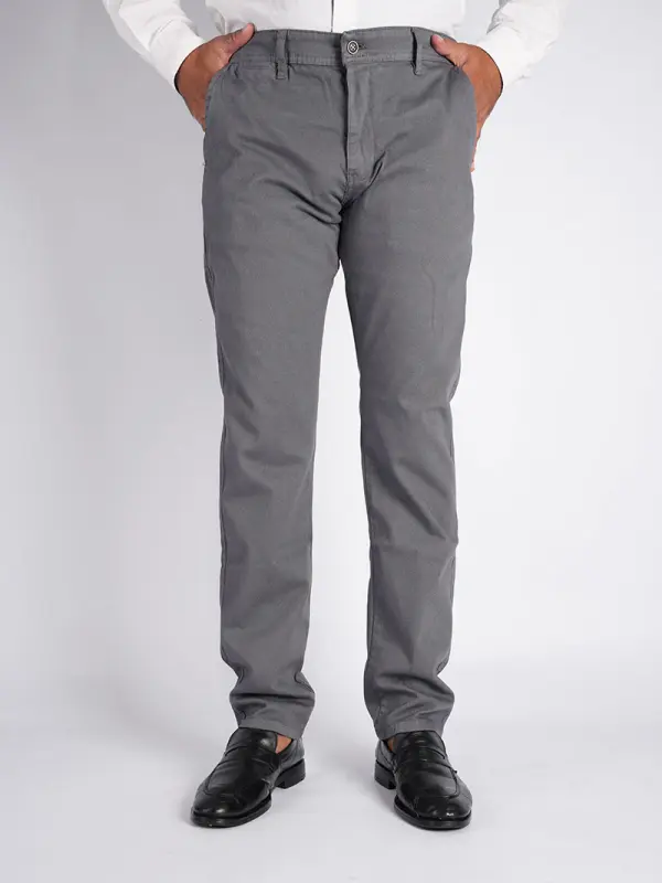 Pantalon en toile piqué de coton poches Coté Ref-TR014451Q ( Noir )